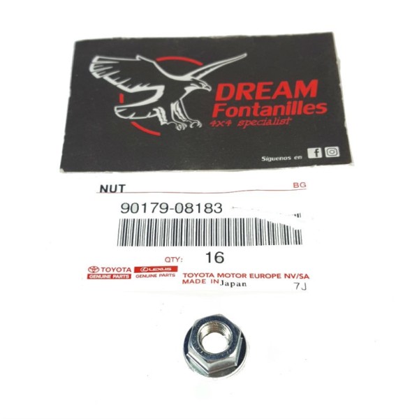 TUERCA TURBO A COLECTOR INTERCOOLER J10 ORIGINAL TOYOTA LAND CRUISER