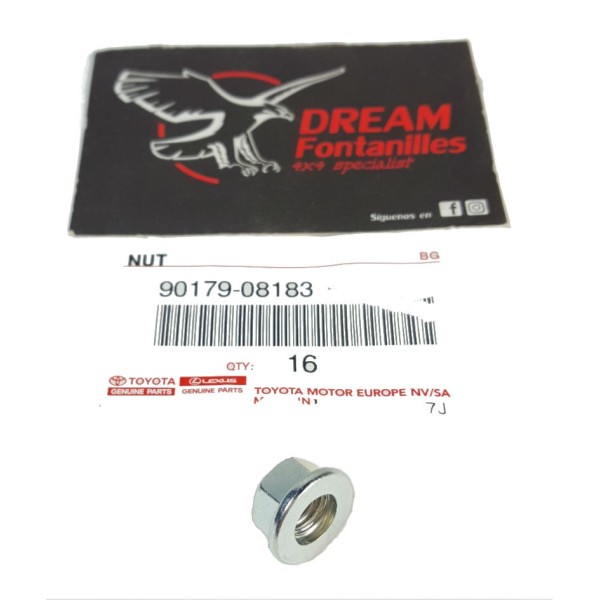 TUERCA TURBO A COLECTOR INTERCOOLER J10 ORIGINAL TOYOTA LAND CRUISER