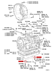 JUNTA TAPON ACEITE CAMBIO AUTOMATICO TOYOTA LAND CRUISER 2