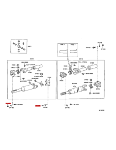 TUERCA CARDAN DELANTERA J8 ORIGINAL TOYOTA LAND CRUISER 2