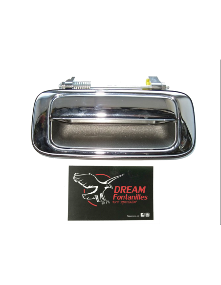 MANETA EXTERIOR CROMADA PUERTA IZQUIERDA J8 ORIGINAL TOYOTA LAND CRUISER