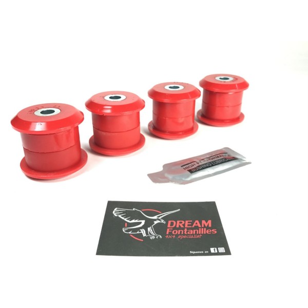 KIT SILENTBLOCK SUPERIOR TIRANTES TRASEROS J12 PEDDERS
