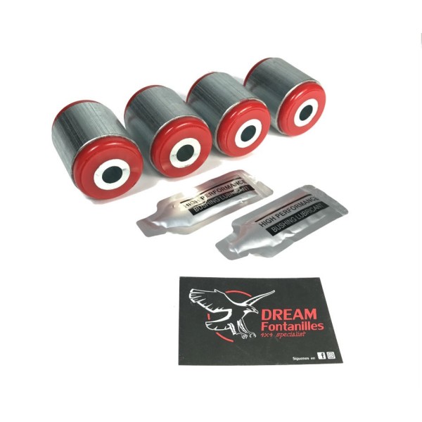 KIT SILENTBLOCK SUPERIOR TIRANTES TRASEROS J12 PEDDERS