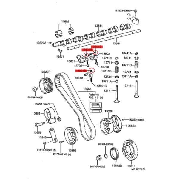 TUERCA BALANCIN  J8/10  (24V) ORIGINAL TOYOTA LAND CRUISER