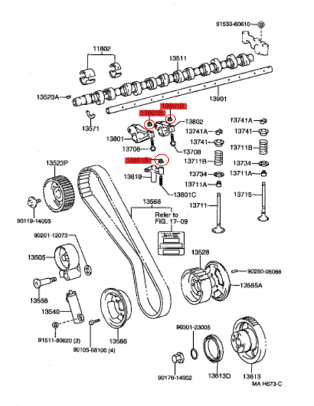 TUERCA BALANCIN  J8/10  (24V) ORIGINAL TOYOTA LAND CRUISER