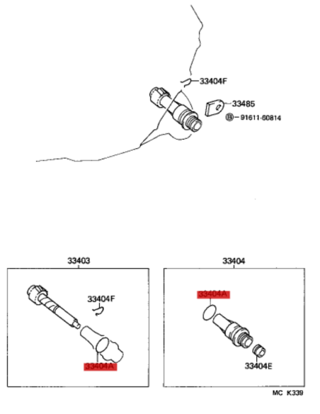 TORICA SENSOR VELOCIMETRO CAJA TRANSFER  J8 ORIGINAL TOYOTA LAND CRUISER