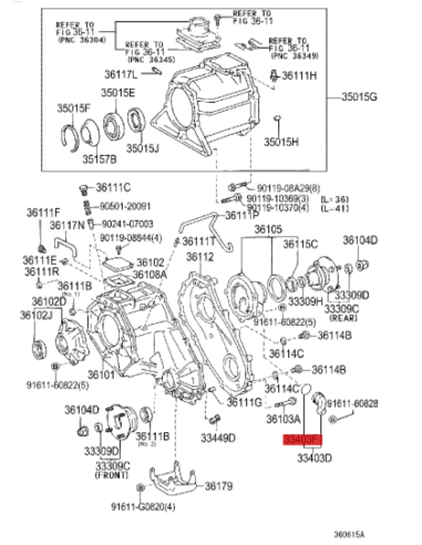 TORICA SENSOR VELOCIMETRO CAJA TRANSFER  J8 ORIGINAL TOYOTA LAND CRUISER