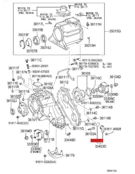 TORICA SENSOR VELOCIMETRO CAJA TRANSFER  J8 ORIGINAL TOYOTA LAND CRUISER