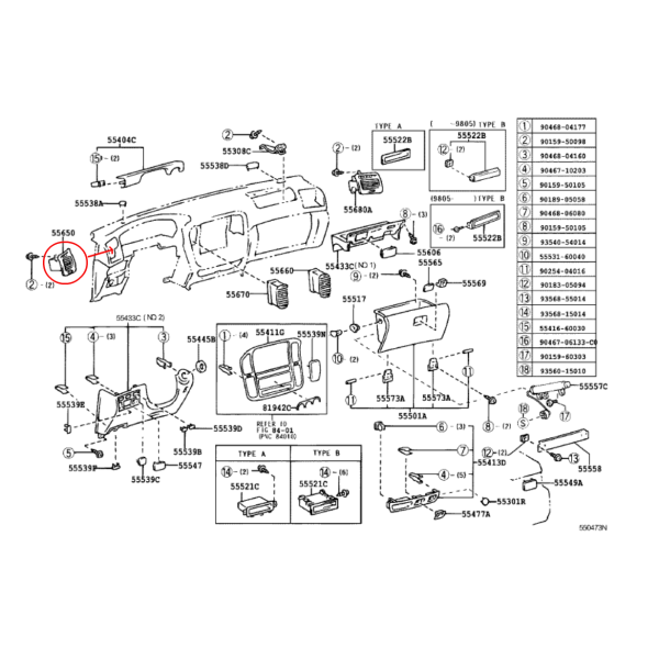 AIREADOR EMBELLECEDOR IZQUIERDO J10 ORIGINAL TOYOTA LAND CRUISER