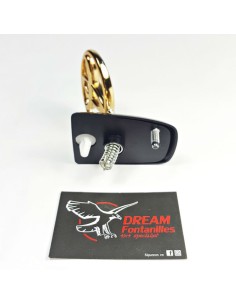 LOGO CAPO DELANTERO  J10  (DORADO) ORIGINAL TOYOTA LAND CRUISER 2