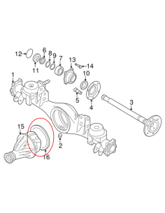 JUNTA DIFERENCIAL DELANTERO/TRASERO NISSAN 2