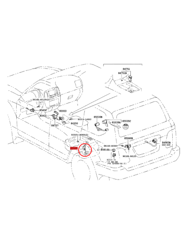 SONDA NIVEL COMBUSTIBLE DEPOSITO J10  ORIGINAL TOYOTA LAND CRUISER
