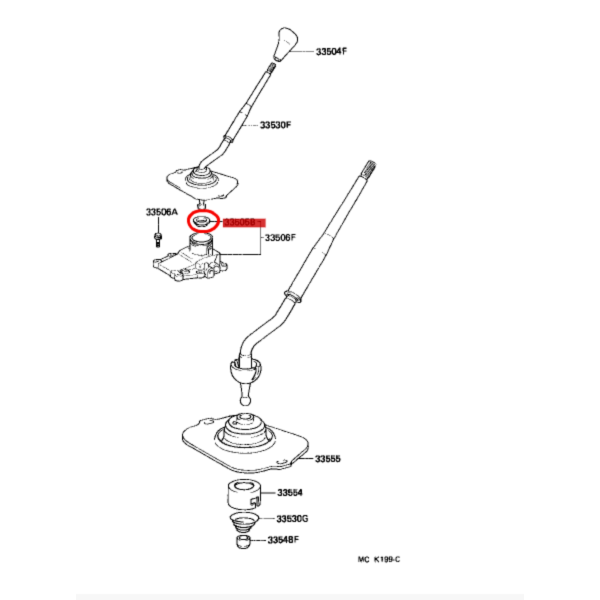 RETEN CAJA CAMBIOS SUPERIOR J8 ORIGINAL TOYOTA LAND CRUISER