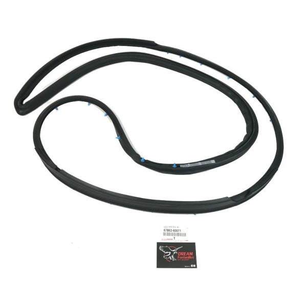 GOMA EXTERIOR PUERTA IZQUIERDA DELANTERA  J8 ORIGINAL TOYOTA LAND CRUISER