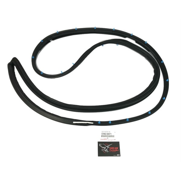 GOMA EXTERIOR PUERTA IZQUIERDA DELANTERA  J8 ORIGINAL TOYOTA LAND CRUISER
