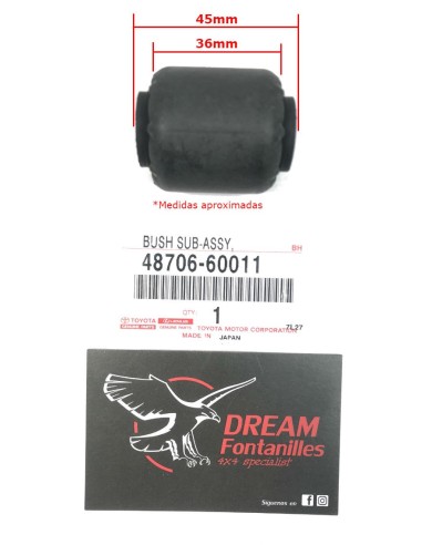 SILENTBLOCK BARRA PANHARD DELANTERA J7 ORIGINAL TOYOTA LAND CRUISER