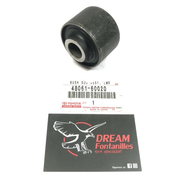 SILENTBLOCK TIRANTE DELANTERO J7 LADO CHASIS ORIGINAL TOYOTA LAND CRUISER