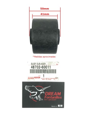 SILENTBLOCK TIRANTE DELANTERO J7 LADO EJE ORIGINAL TOYOTA LAND CRUISER