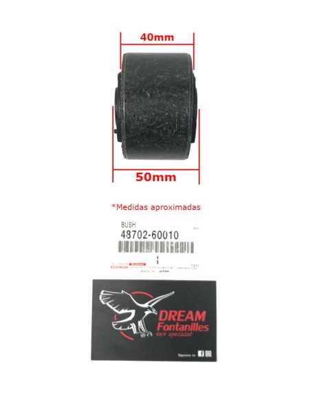 SILENTBLOCK TIRANTE DELANTERO J7 LADO EJE ØEXT65MM ORIGINAL TOYOTA LAND CRUISER