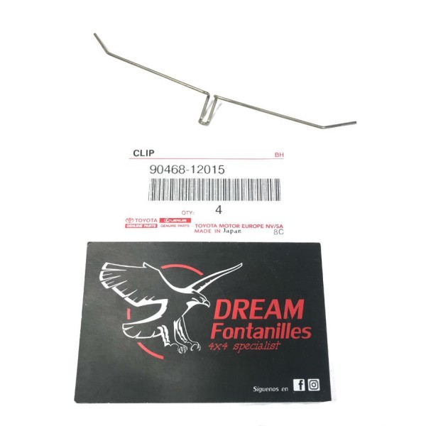 CLIP PASADOR PINZA FRENO DELANTERA J8/9 ORIGINAL TOYOTA LAND CRUISER