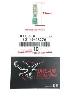 ESPARRAGO DIFERENCIAL DELANTERO 37MM  J8 ORIGINAL TOYOTA LAND CRUISER 2