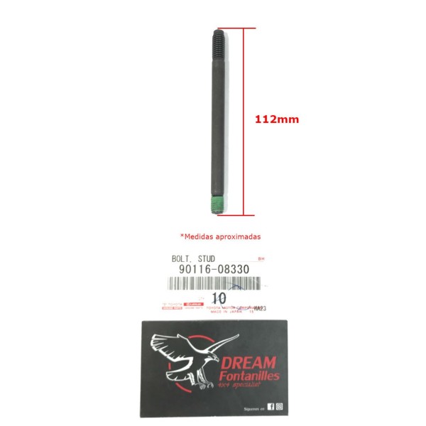 ESPARRAGO DIFERENCIAL DELANTERO CON BLOQUEO 112MM  J8 ORIGINAL TOYOTA LAND CRUISER