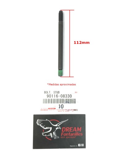 ESPARRAGO DIFERENCIAL DELANTERO CON BLOQUEO 112MM  J8 ORIGINAL TOYOTA LAND CRUISER