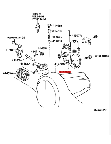 Motor bloqueo trasero para Toyota Land Cruiser  J9/ J12 / Hilux / 4Runner - Original Toyota Land Cruiser