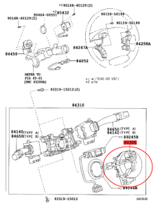 SERPENTIN AIRBAG VOLANTE J10/J12 2 HILOS 2