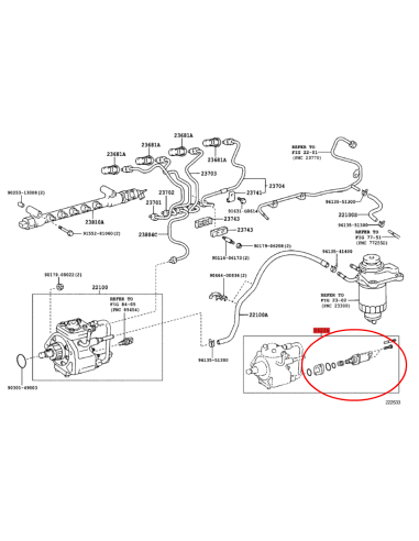 VALVULA BOMBA INYECTORA J12/HILUX ORIGINAL TOYOTA LAND CRUISER