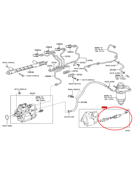 VALVULA BOMBA INYECTORA J12/HILUX ORIGINAL TOYOTA LAND CRUISER