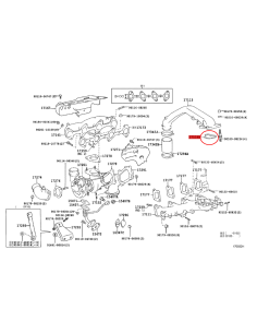 JUNTA COLECTOR ADMISION  J10  ORIGINAL TOYOTA LAND CRUISER 2