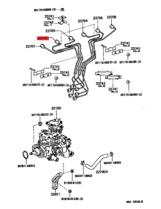 TUBO INYECTOR J-8 NUM.2 2