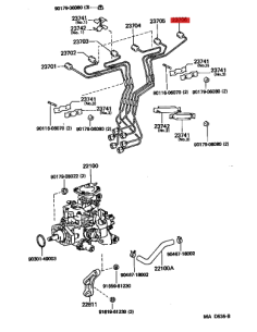 TUBO INYECTOR J-8 NUM.6 2