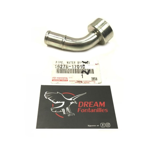 TUBO SALIDA AGUA BLOQUE MOTOR J8/10 TOYOTA LAND CRUISER