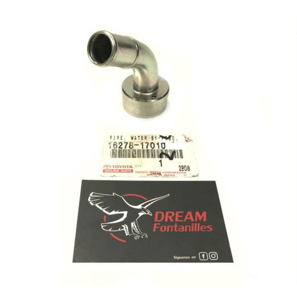 TUBO SALIDA AGUA BLOQUE MOTOR J8/10 TOYOTA LAND CRUISER