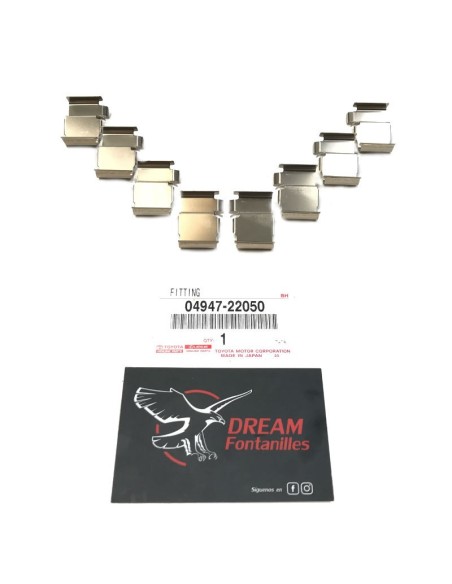 KIT FIJACION PASTILLAS PINZA TRASERAS