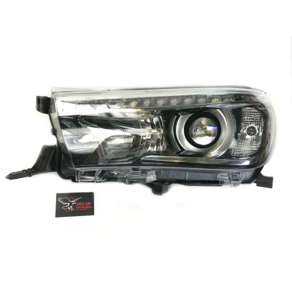 FARO DELANTERO IZQUIERDO  HILUX REVO CON LED (2016) HOMOLOGADO
