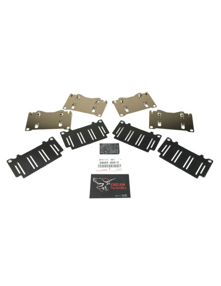 KIT FIJACION PASTILLAS FRENO PINZAS DELANTERAS J10 ORIGINAL TOYOTA LAND CRUISER
