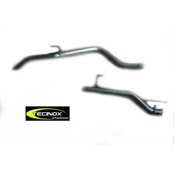 TUBO ESCAPE TECINOX NISSAN NAVARA D40 (TRAMO INTERMEDIO + TRAMO FINAL DESPUÉS DEL FAP)