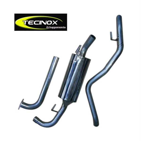 TUBO ESCAPE TECINOX CON SILENCIADOR ESPORT NISSAN PATHFINDER (TRAMO INTERMEDIO + FINAL)