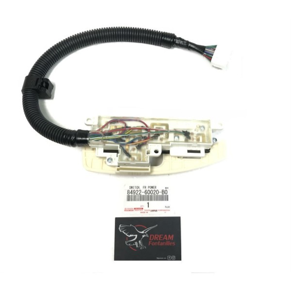 BOTONERA ASIENTO ELECTRICO IZQUIERDO J20 ORIGINAL TOYOTA LAND CRUISER