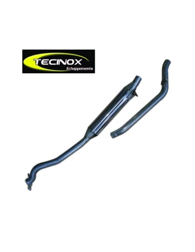 TUBO ESCAPE TECINOX MITSUBISHI L200/TRITON 2002-2006 (TRAMO INTERMEDIO CON SILENCIADOR + TRAMO FINAL)