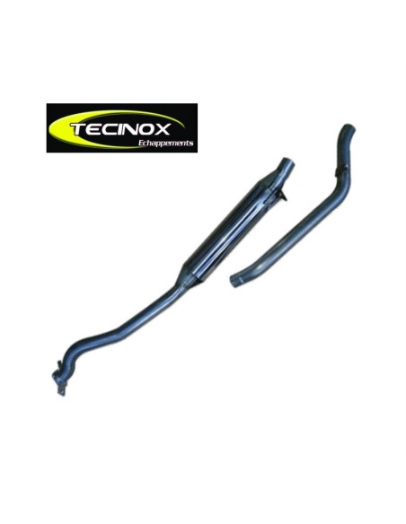 TUBO ESCAPE TECINOX MITSUBISHI L200/TRITON 2002-2006 (TRAMO INTERMEDIO CON SILENCIADOR + TRAMO FINAL)