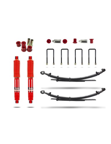 KIT SUSPENSIÓN TRASERA MITSUBISHI L200 +10/+20 CON CARGA (2006-2015) PEDDERS