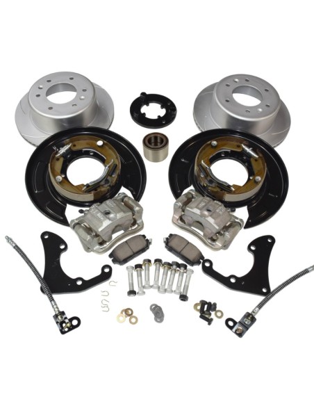 KIT DE CONVERSIÓN FRENO TAMBOR A DISCO TRASERO PARA ISUZU DMAX - PEDDERS