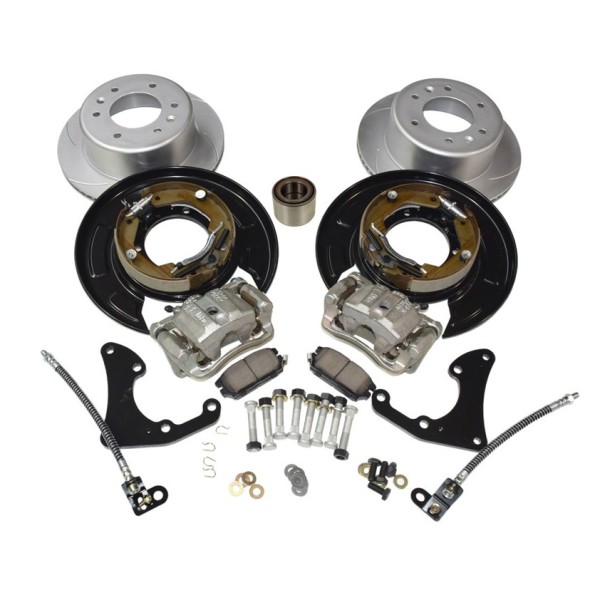 KIT DE CONVERSIÓN FRENO TAMBOR A DISCO TRASERO PARA MITSUBISHI L200 - PEDDERS