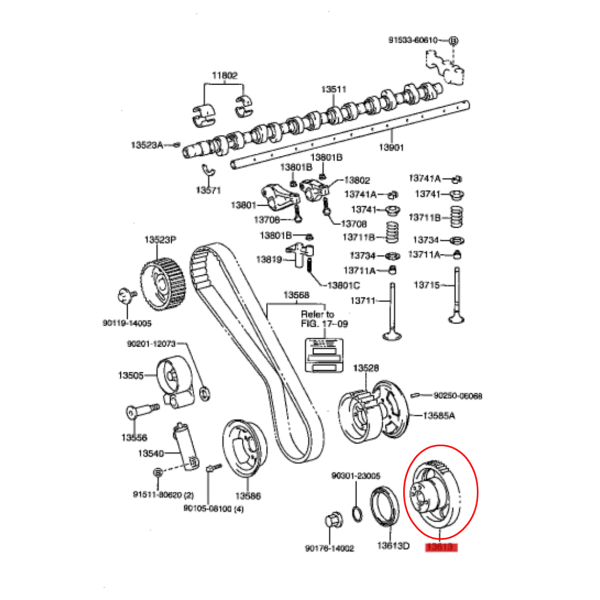 DISTRIBUCION, PIÑON BOMBA GASOIL J-8