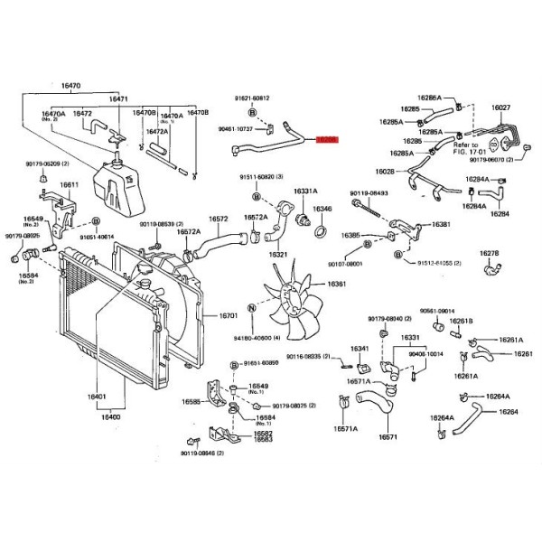 TUBO SALIDA AGUA BLOQUE MOTOR (DERECHO) J8/10 TOYOTA LAND CRUISER