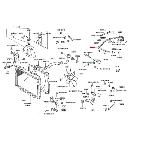 TUBO REFRIGERACION TURBO  J8/10 TOYOTA LAND CRUISER